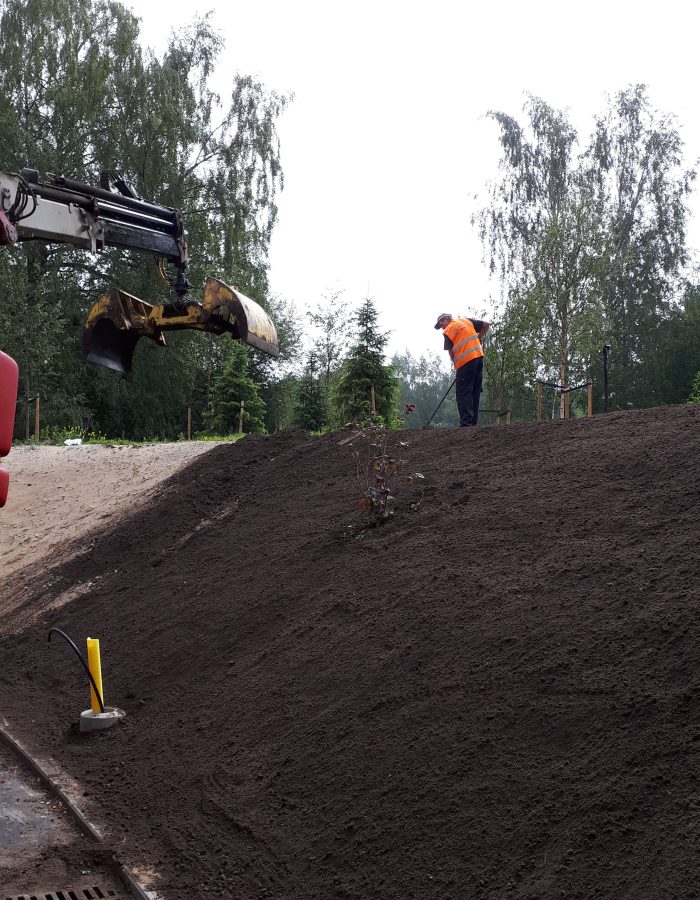 Nõlvadele muru rajamine